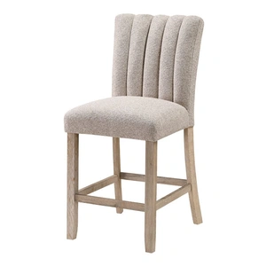 Global Furniture USA D8685 Velvet Barstool in Beige