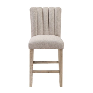 Global Furniture USA D8685 Velvet Barstool in Beige