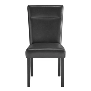 Global Furniture USA D87DC Leatherette Dining Chair in Charcoal