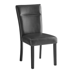 Global Furniture USA D87DC Leatherette Dining Chair in Charcoal
