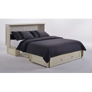 Night & Day Furniture Daisy Wood Murphy Cabinet Bed w/Mattress