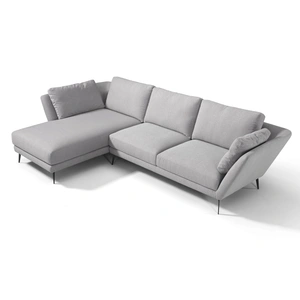 Diven Living Daisy Fabric Sectional Sofa, Shore Toffe