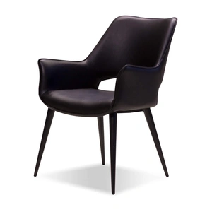 Mobital Stratford Leatherette Armchair, Black
