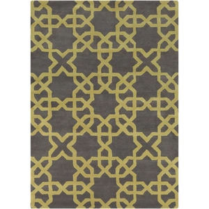 Chandra Davin Rectangular Wool Handmade Rug, Composition 1