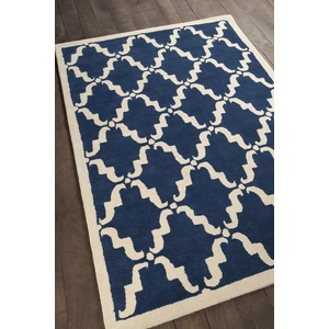 Chandra Davin Rectangular Wool Handmade Rug, Composition 4