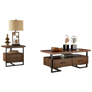 Homelegance Sedley Wood Veneer Occasional Table Set