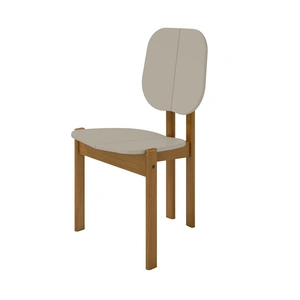 Manhattan Comfort Gales Dining Chair w/Solid Wood Legs (Set of 2)