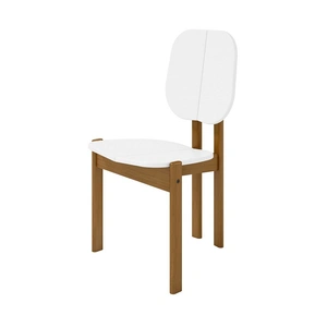 Manhattan Comfort Gales Dining Chair w/Solid Wood Legs (Set of 2)