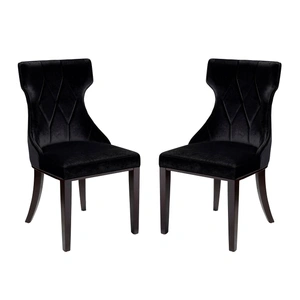 Manhattan Comfort Reine Velvet Dining Chair (Set of 2)
