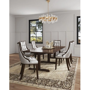 Manhattan Comfort Fifth Avenue Faux Leather Dining Chair (Set of 2)