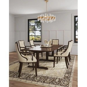 Manhattan Comfort Fifth Avenue Faux Leather Dining Armchair 