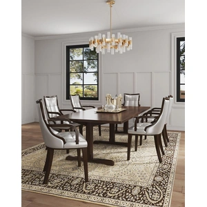 Manhattan Comfort Fifth Avenue Faux Leather Dining Armchair 