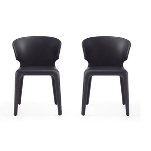 Manhattan Comfort Conrad Faux Leather Dining Chair (Set of 2)
