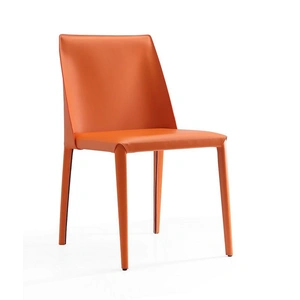 Manhattan Comfort Paris Saddle Leather Dining Chair (Set of 2)