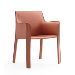 Manhattan Comfort Vogue Faux Leather Arm Chair