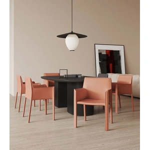 Manhattan Comfort Vogue Faux Leather Arm Chair
