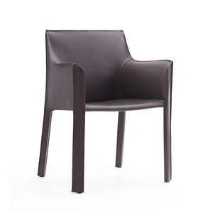 Manhattan Comfort Vogue Faux Leather Arm Chair