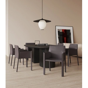 Manhattan Comfort Vogue Faux Leather Arm Chair