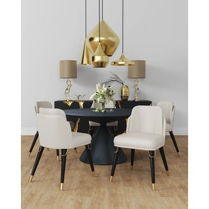 Manhattan Comfort Estelle Faux Leather Dining Chair