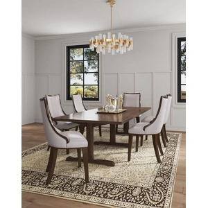 Manhattan Comfort Grand Faux Leather Dining Chair 