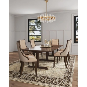 Manhattan Comfort Grand Faux Leather Dining Chair 