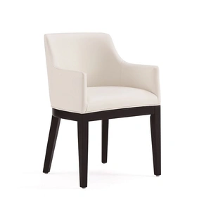 Manhattan Comfort Gansevoort Faux Leather Dining Armchair