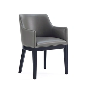 Manhattan Comfort Gansevoort Faux Leather Dining Armchair