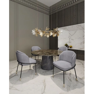 Manhattan Comfort Flor Fabric Dining Chair 