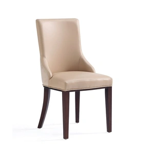 Manhattan Comfort Shubert Faux Leather/Velvet Dining Chair 