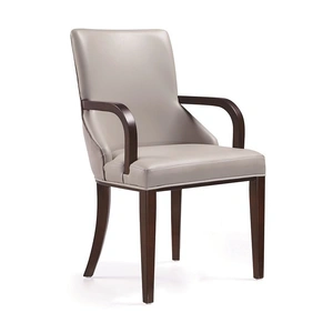 Manhattan Comfort Shubert Faux Leather/Velvet Dining Armchair 