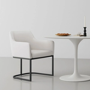 Manhattan Comfort Serena Leatherette Dining Armchair
