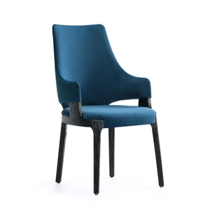 Manhattan Comfort Kara Upholstered Dining Arm Chair 