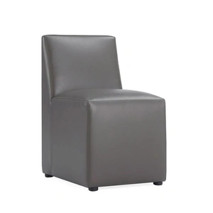 Manhattan Comfort Anna Square Faux Leather Dining Chair 