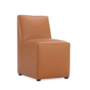 Manhattan Comfort Anna Square Faux Leather Dining Chair 