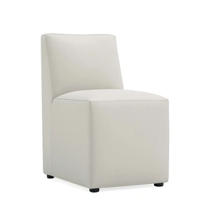 Manhattan Comfort Anna Square Faux Leather Dining Chair 