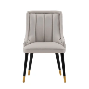 Manhattan Comfort Eda Velvet/Leatherette Dining Chair 