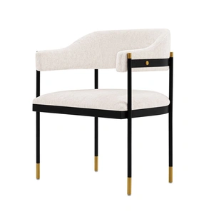 Manhattan Comfort Lia Chenille Dining Armchair 