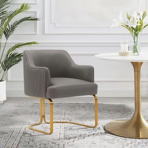 Manhattan Comfort Reeva Leatherette Dining Armchair 