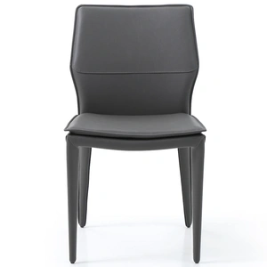 Whiteline Modern Living Miranda Faux Leather Dining Chair (Set of 2)