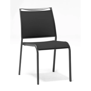 Whiteline Modern Living Aloha Outdoor Dining Chair, Gray (Set of 2)