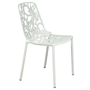 LeisureMod Devon Outdoor Aluminum Dining Chair