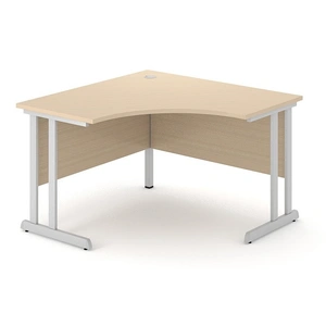 NARBUTAS Optima C 47.2-inch Crescent Office Desk