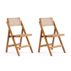 Manhattan Comfort Pullman Folding Dining Chair (Set of 2)