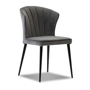 Mobital Ariel Velvet/Leather Dining Chair (Set of 2)