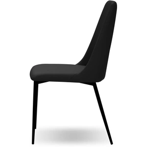 Mobital Seville Letherette Dining Chair w/ Matte Black Legs (Set of 2)