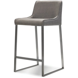 Mobital Bennett Fabric Counter Stool, Light Grey