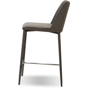 Mobital Billings Fabric Counter Stool, Dark Grey (Set of 2)