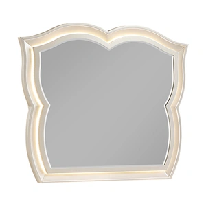 Galaxy Home Furnishings Flora Mirror in Gold