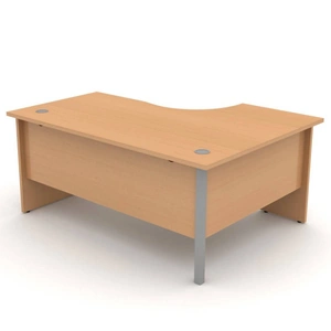 NARBUTAS Optima Plus 70.8-inch Crescent Office Desk