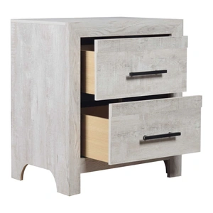 Galaxy Home Furnishings Denver 2-Drawer Wood Veneer Nightstand
